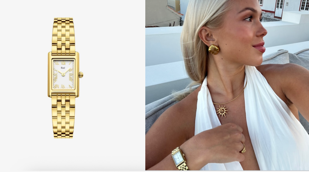 Bestseller-uret “Laurine Classic Gold” — hypen er reel
